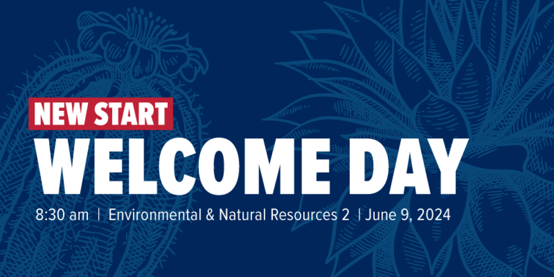 New Start Welcome Day 8:30 am Environmental & Natural Resources 2 June 9, 2024.